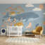 Décoration murale sous-marine de baleine sous-marine-291848661-291848680
