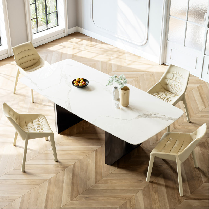 Table de salle à manger noire avec plaque à gratter - support de 75,5 kg, élégante, facile à nettoyer, profondeur de 63 po, largeur de 36 po, capacité moderne en acier inoxydable de 28,98 po, look élégant, entretien, 63,6 po