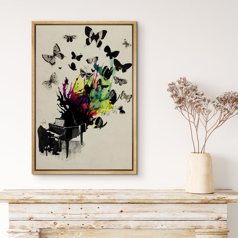 Illusion de piano, Naturel, H 36 po x l 24 po