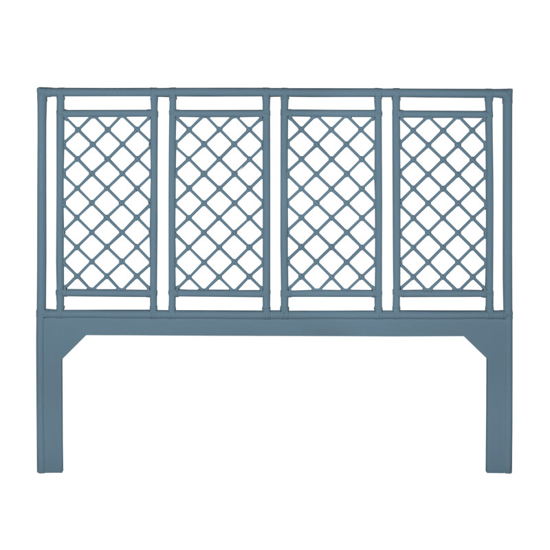 X & Diamond Low Profile Standard Bed, King, Regatta Blue