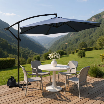 Offset Patio Cantilever Umbrella (sandbags Not Included)