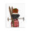 «Black Labrador Skiing» par Fab Funky