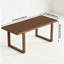 Bureau de direction en bois massif, table de salle à manger rustique de ferme, table d'écriture et d'ordinateur pour bureau à domicile ou salle d'étude