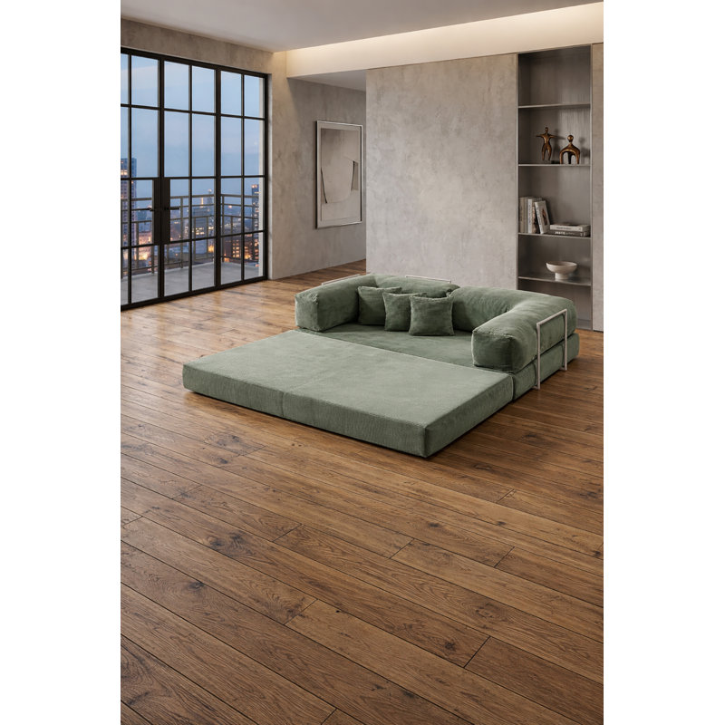 Grand canapé modulaire Green Velvet, Vert