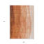 Tapis intérieur / extérieur ombré en cuivre 9 pi x 12 pi