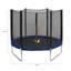 Charles Bentley Round Backyard Trampoline with Safety Enclosure