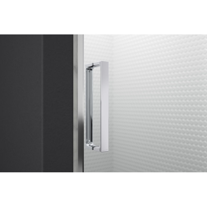 Aerie Pivot Shower Door Thick Crystal Clear Glass