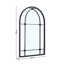 Iron Bowfront Mirror