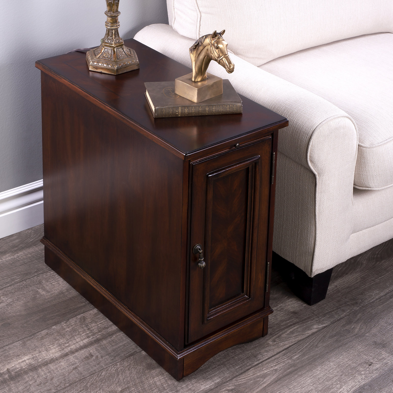 Midland 12" End Table, Plantation Cherry