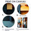 Cubist Harmony Tones Collage - Décoration murale cubisme abstrait-700889128-700889130-700889131