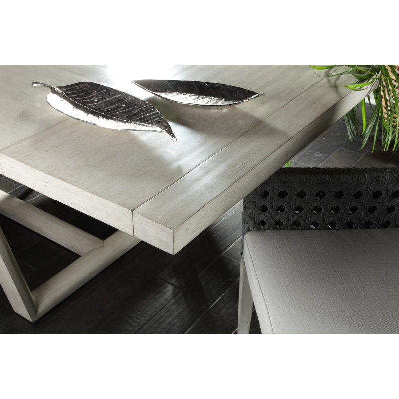 Hatteras Mahogany Wood Dining Table, Peninsula