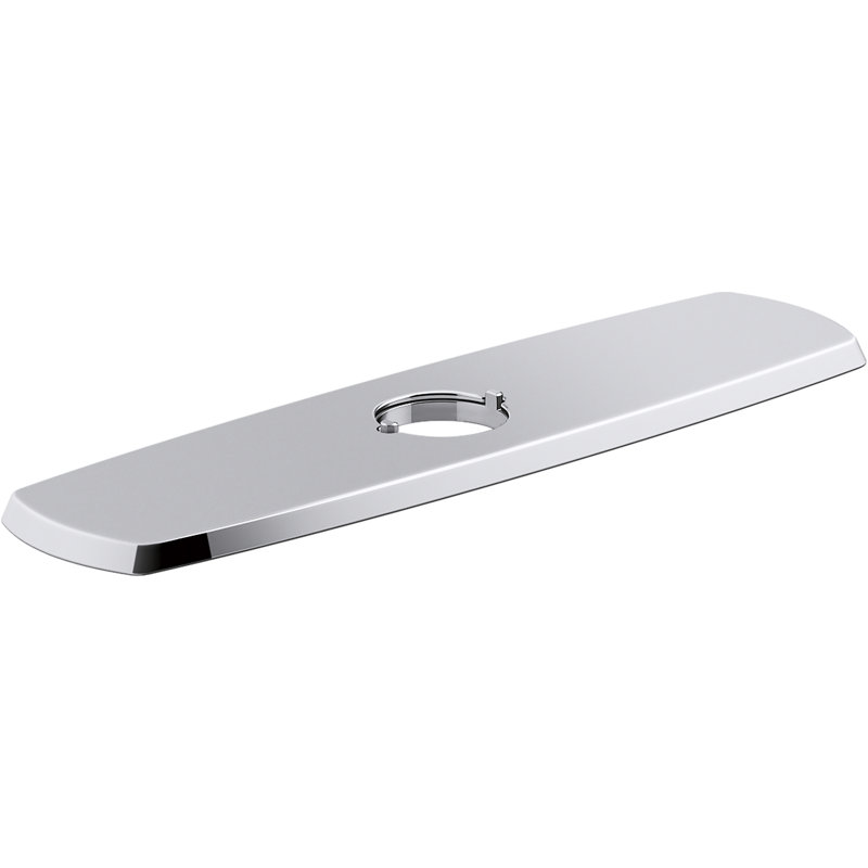 Graze Kitchen Faucet Escutcheon, Polished Chrome