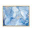 Art liquide à l'encre liquide dans des tons de bleu clair I - art mural abstrait sur toile-67230395-67230398