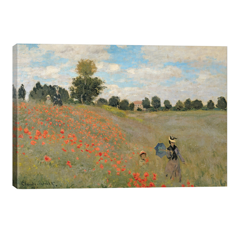 Claude Monet - Print on Canvas, 101.6 cm H x 66.04 cm W x 1.91 cm D, Wrapped Canvas