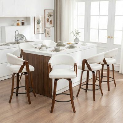 Tabouret de comptoir pivotant Ayala