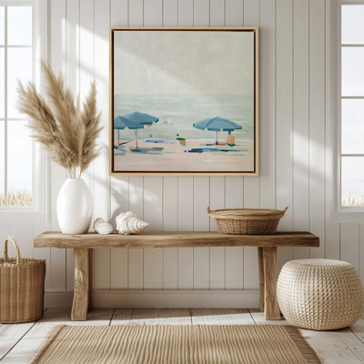 Impression sur toile Seaside Umbrella Harmony II