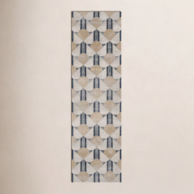 Scout Blue Geometric Rug