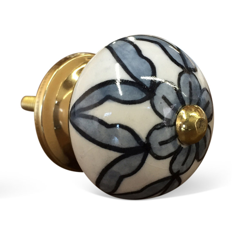 Handpainted Round Knob