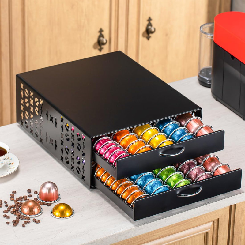 Rangement pour porte-dosette pour organisateur de café Nespresso