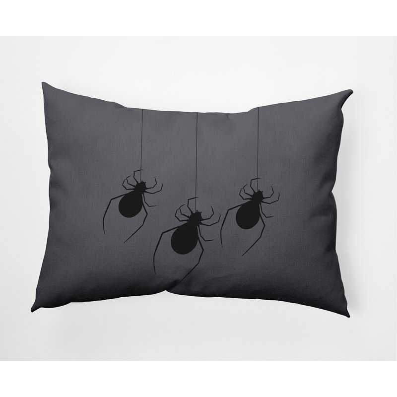 Reversible Throw Pillow, Steel Grey