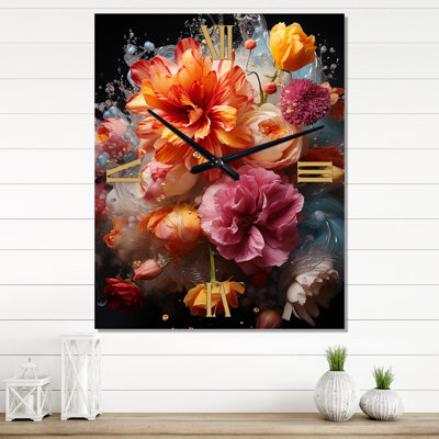 Horloge murale Shepton - Dahlia