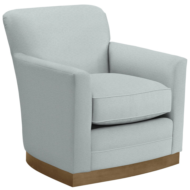 Michael Weiss 30.5"Paris Swivel Chair, Ian Haze, Hampton