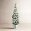 Sapin de Noël artificiel floqué 3 '