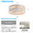 Cherine 17" 7-Blade Distressed Gold with White Indoor Flush Mount Ceiling Fan with the Remote Control
