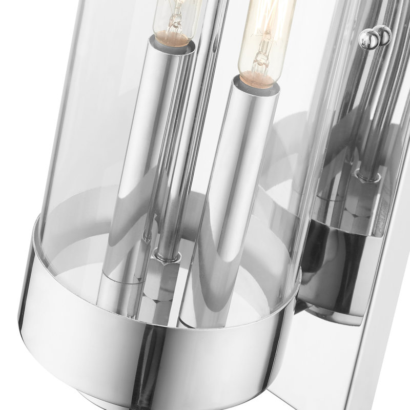 Binghamton Wall Light, Polished Chrome
