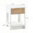 Rattan End table with drawer-1513470126