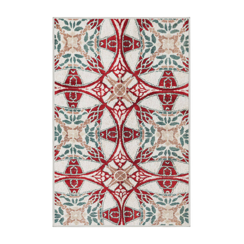 Abstract Indoor Rug, Rectangle 2' x 3'
