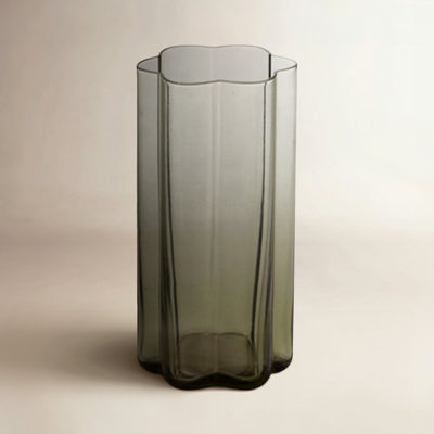 Ribbed Drinking Glass