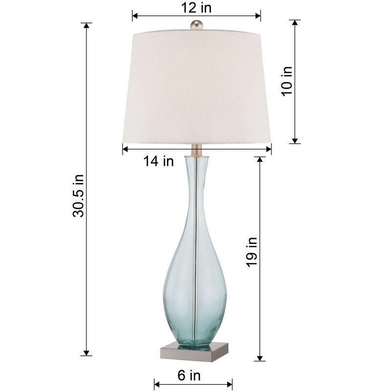 Lorentz USB Table Lamp, Blue/Green/Teal