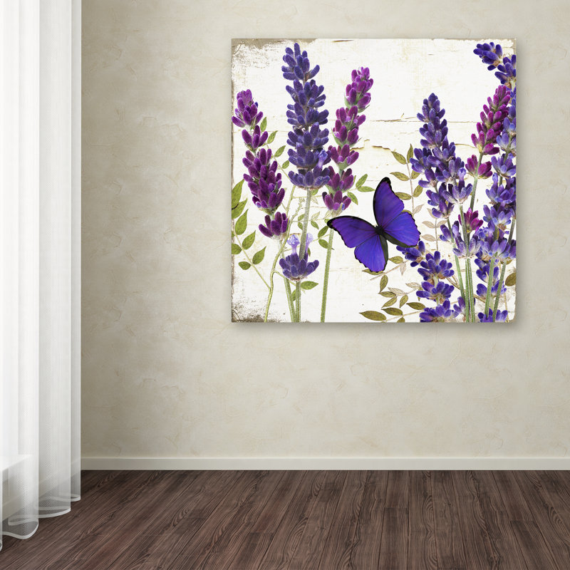 « lavande i » par reproduction d’art sur toile tendue Jadaya, H 24 po x l 24 po x P 2 po