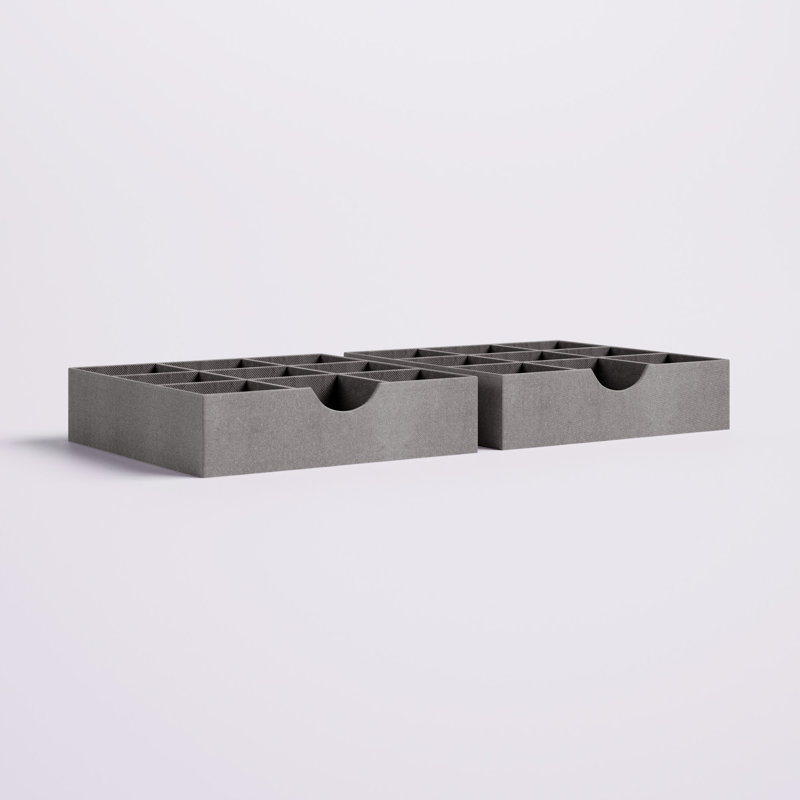 Kinney 3" H x 12" W x 12" D Drawer Organizer