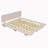 Modern Velvet Queen Upholstered Floating Bed with LED Lights and USB Port-519677579