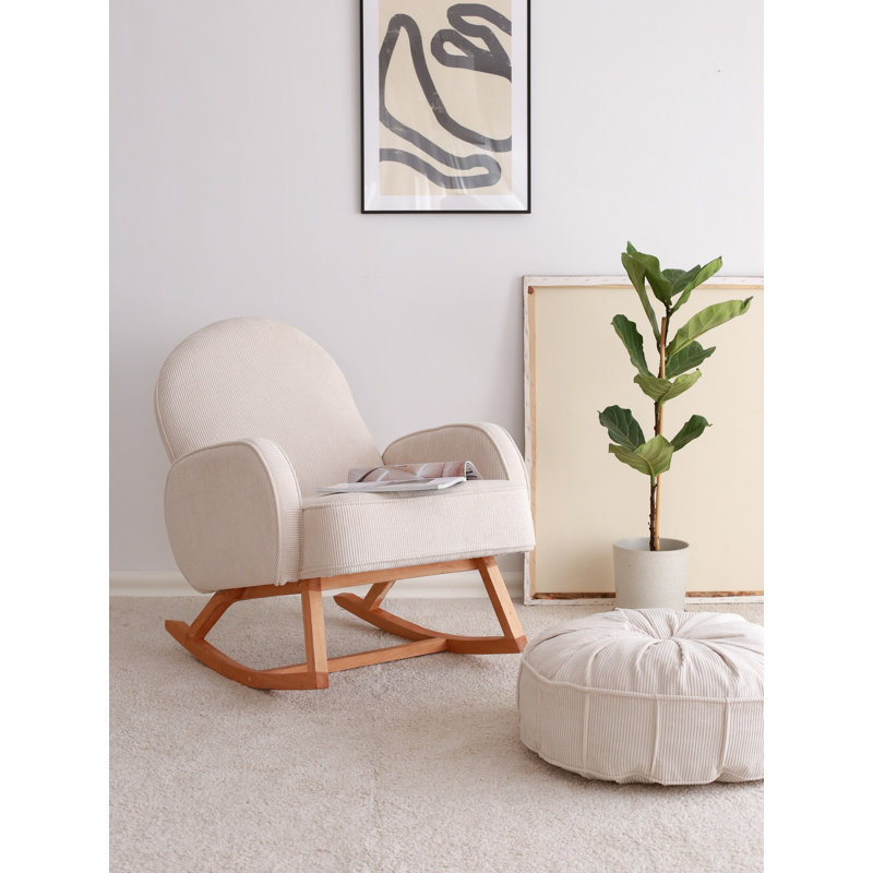 Bina Velvet Swivel Wingback Chair