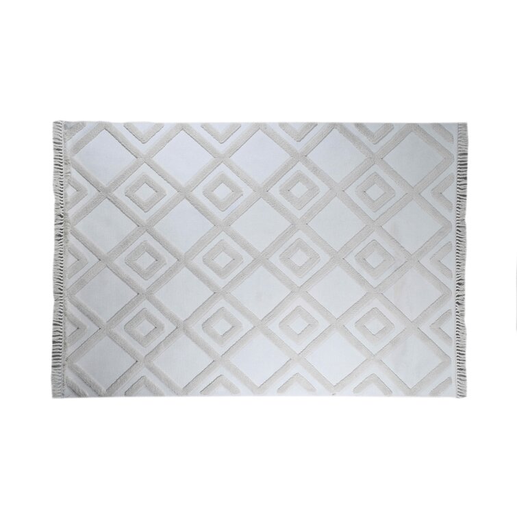 Venture Design Towa Hand Knotted White Rug | Wayfair.co.uk