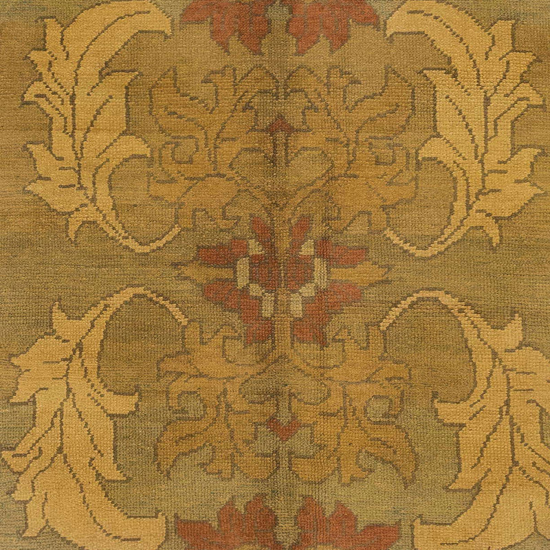 Tapis abstrait moderne 1686, Carré 5 pi