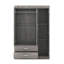 Armoire 3 portes avec 2 tiroirs