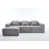 Tissu gris pâle sélectionné
