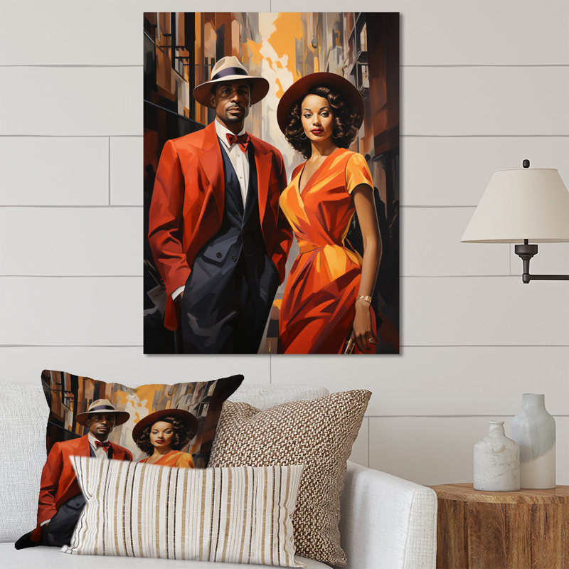 Harlem Renaissance Celebration II - Harlem Renaissance, reproduction d'art sur métal, H 20 po x l 12 po