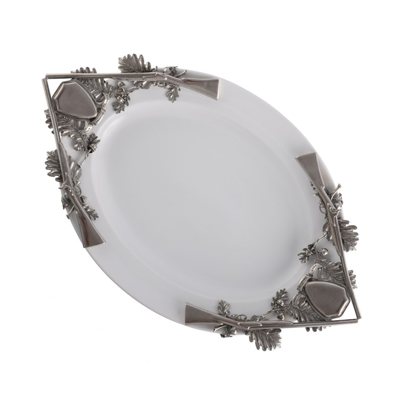 Morning Hunt Metal Decorative Tray