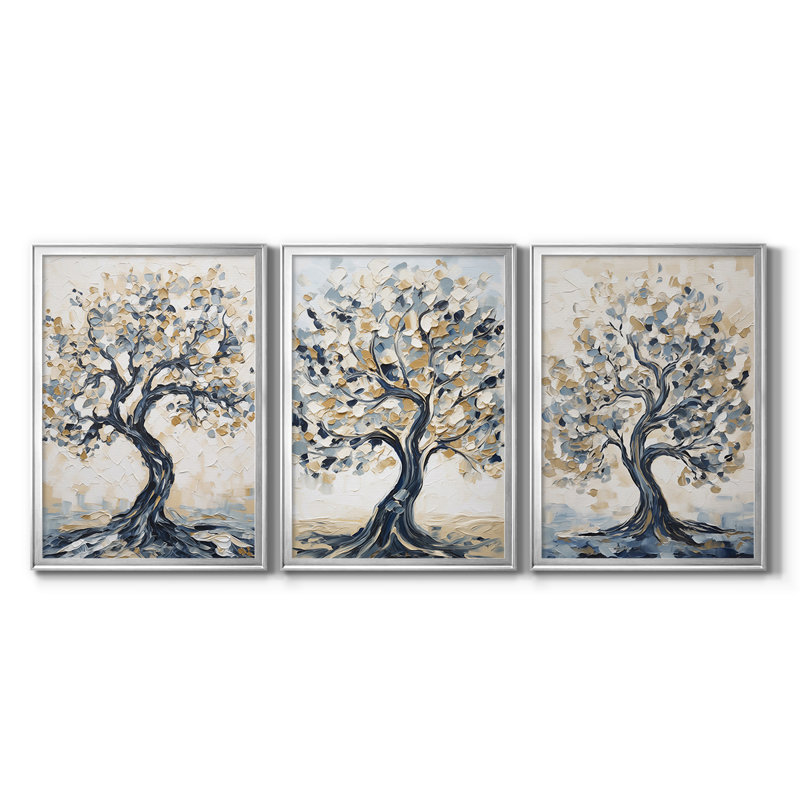 LANDSCAPES Series CCX - Toile tendue avec châssis sur mesure - 3 pièces, H 27 po x l 39 po