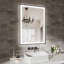 Miroir de salle de bain 55 "à DEL sans cadre 55", miroir intelligent-459108675
