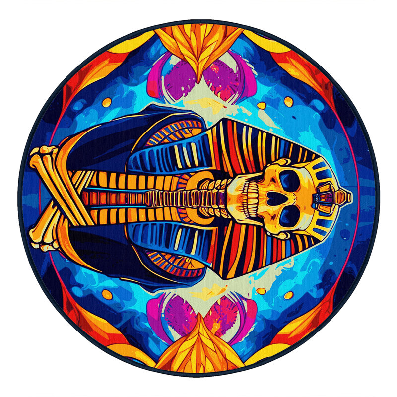 Luminous Dive Rug, Round 5'
