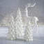 Mireille 2-Piece Set LED Snow Tabletop Trees-2082216618
