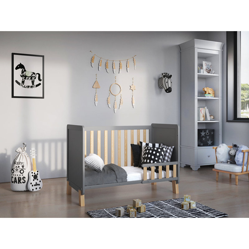 Kucera Cot Bed, Grey/Pinee