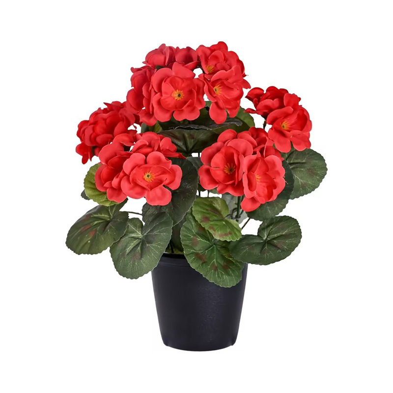 Fleurs artificielles pour la maison Home, Rouge