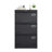 Filing Cabinet Lateral File Cabinet 3 Drawer, Blcak Locking Metal File Cabinets Three Drawer, Office Filing Cabinet with Lock Drawers for Home Office/Legal/Letter/A4/F4-1838454477